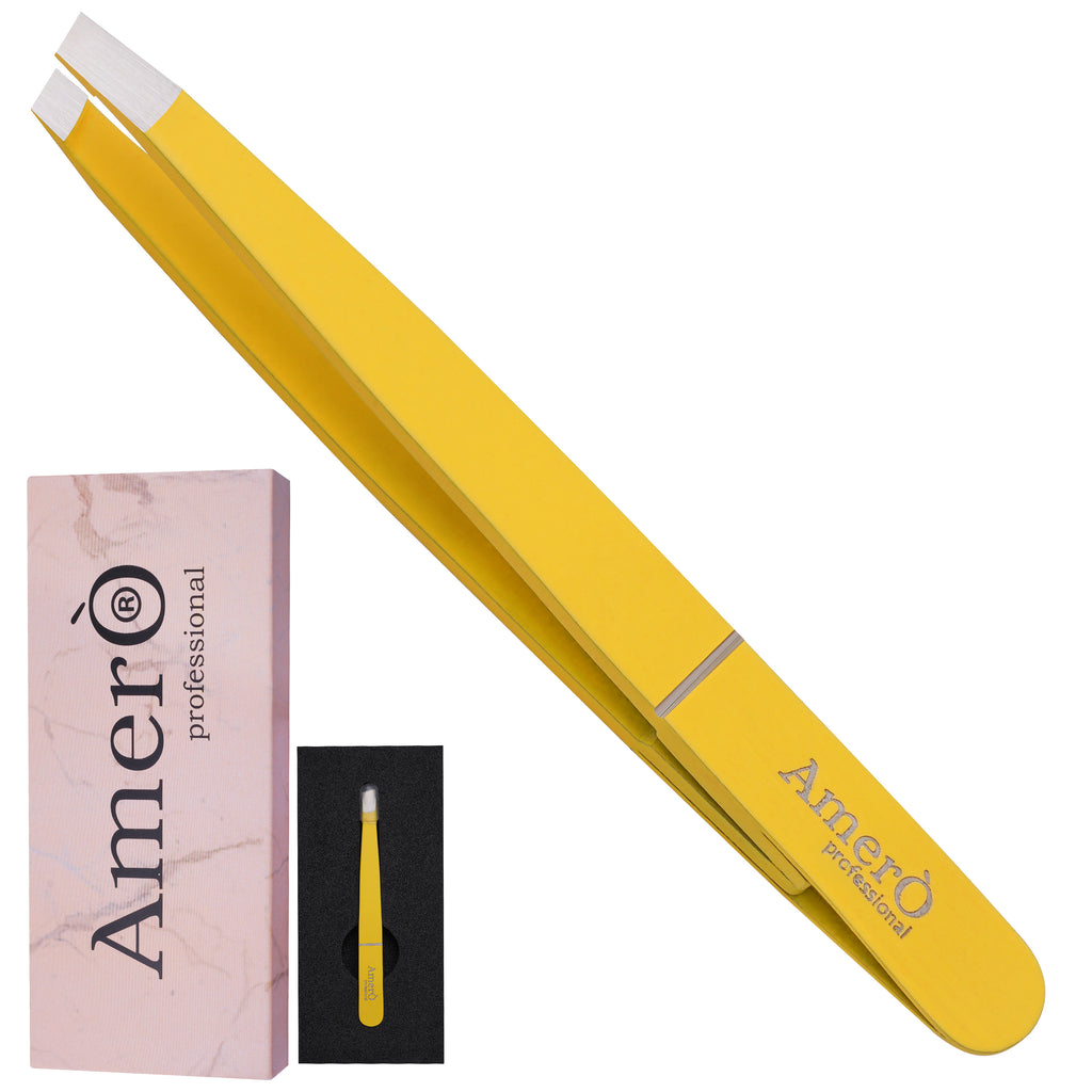 Eyebrow Tweezers – Precision Slant Tip Tweezers for Eyebrow Shaping & Hair Removal