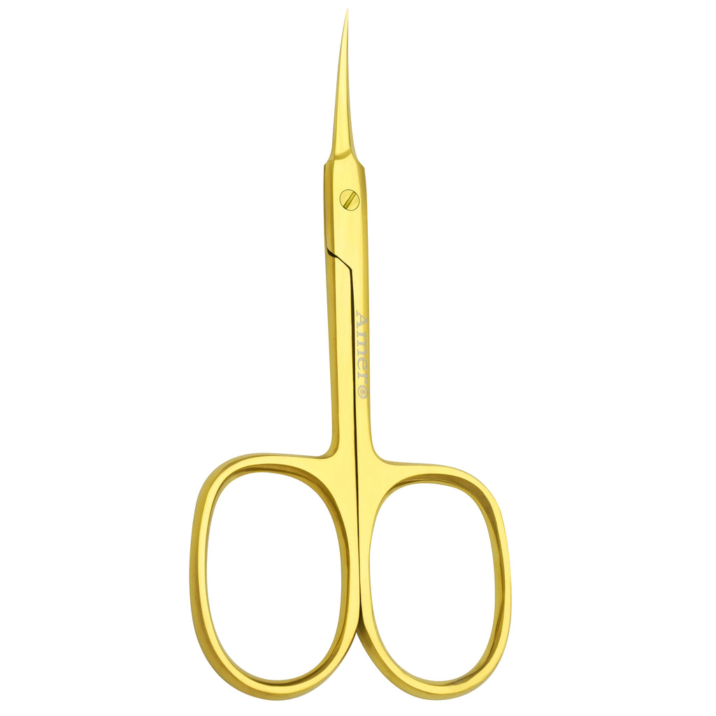 Stainless Steel Cuticle Scissors – Precision Nail Scissors for Manicure & Pedicure, Professional Grooming Tool for Cuticle Care