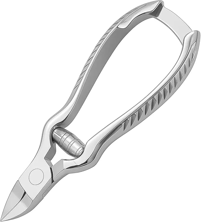 Heavy Duty Nail Clipper – Stainless Steel Toenail Cutter for Thick & Hard Nails – Ideal for Podiatric Care, Arthritis Hands, Elderly & Home Use – Extra Sharp & Comfortable Grip