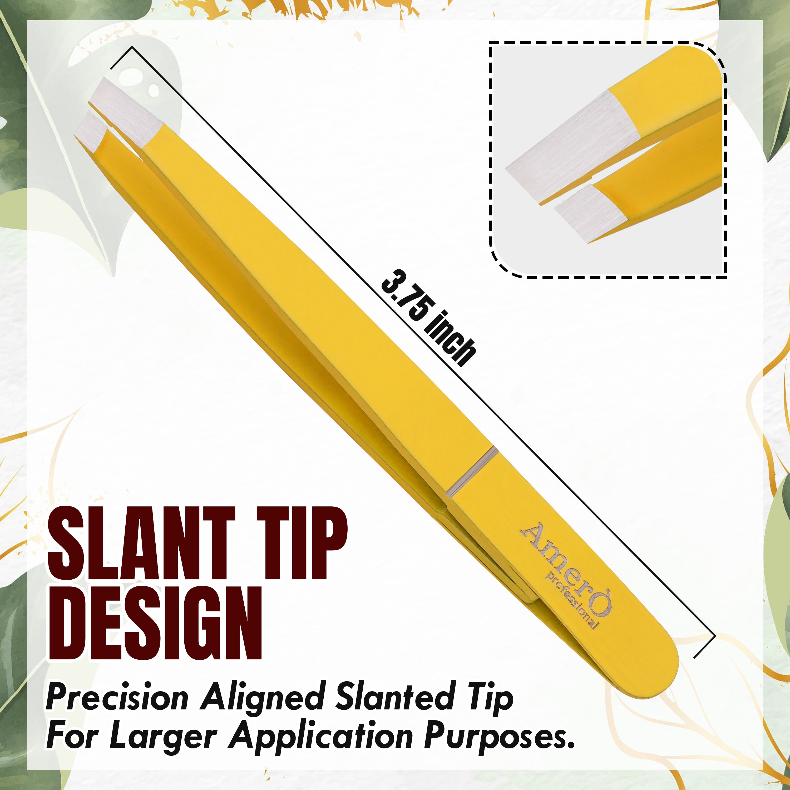 Eyebrow Tweezers – Precision Slant Tip Tweezers for Eyebrow Shaping & Hair Removal