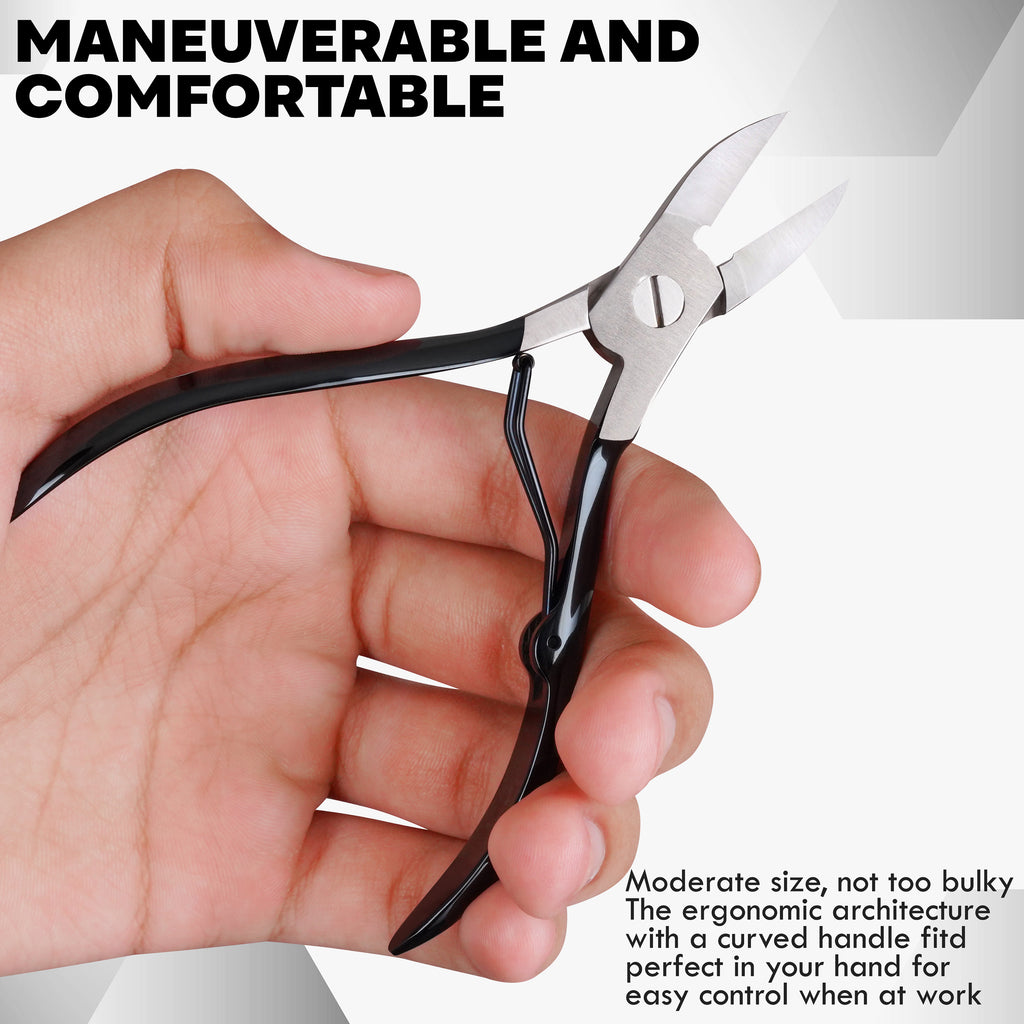 Heavy Duty Nail Clipper – Stainless Steel Toenail Cutter for Thick Nails, Professional Manicure & Pedicure Tool