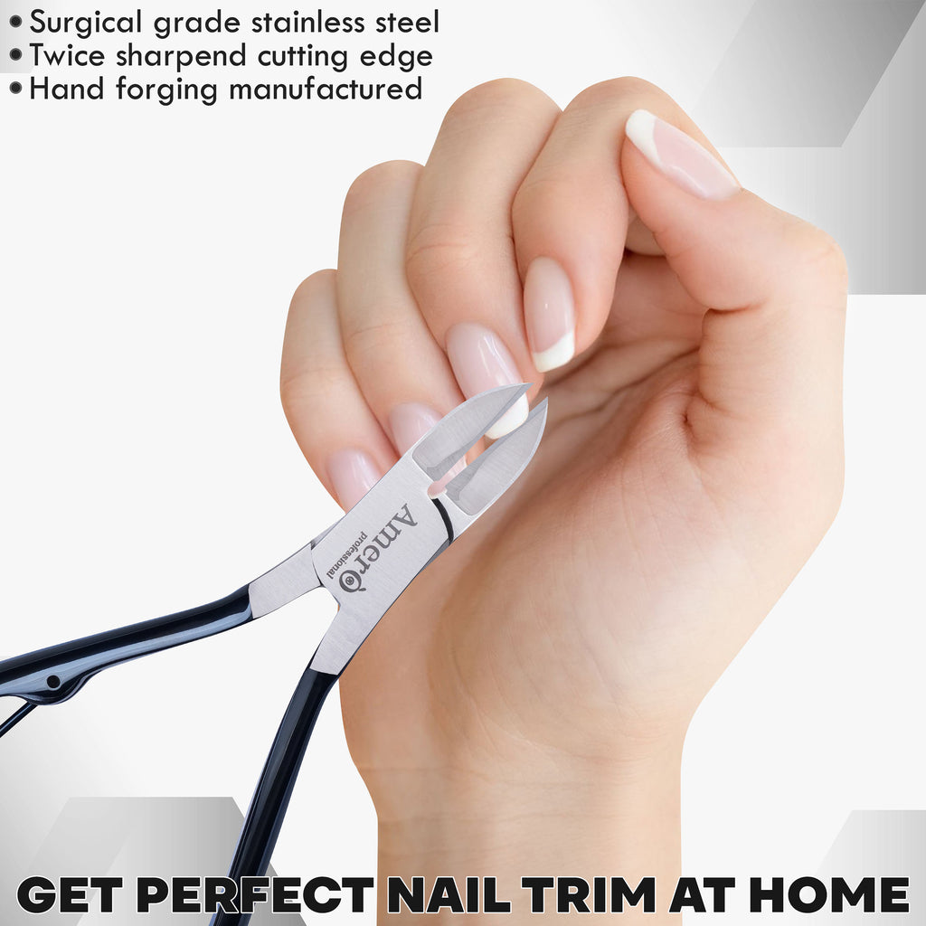 Heavy Duty Nail Clipper – Stainless Steel Toenail Cutter for Thick Nails, Professional Manicure & Pedicure Tool