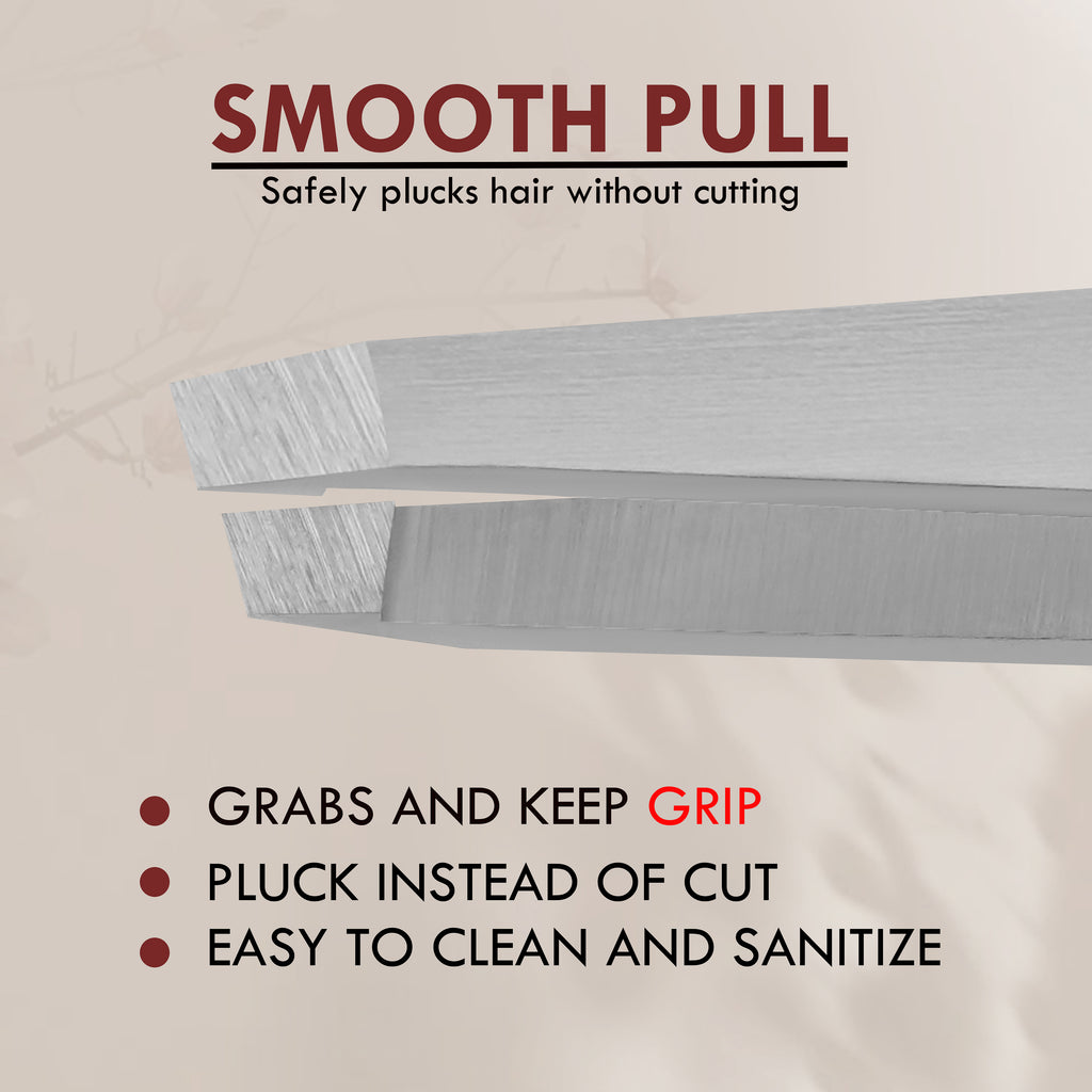 Precision Stainless Steel Eyebrow Tweezers