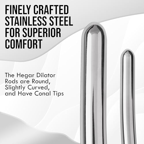 Dilator Set with 8 Hegar Sounds – Stainless Steel Gynecology Instrument Kit, Medical Grade for Training & Educational Use