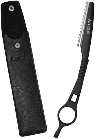 Hair Thinning Razor with Cartridges – Professional Styling Razor Comb for Hair Texturizing, Layering & Barber Use