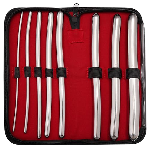 Dilator Set with 8 Hegar Sounds – Stainless Steel Gynecology Instrument Kit, Medical Grade for Training & Educational Use