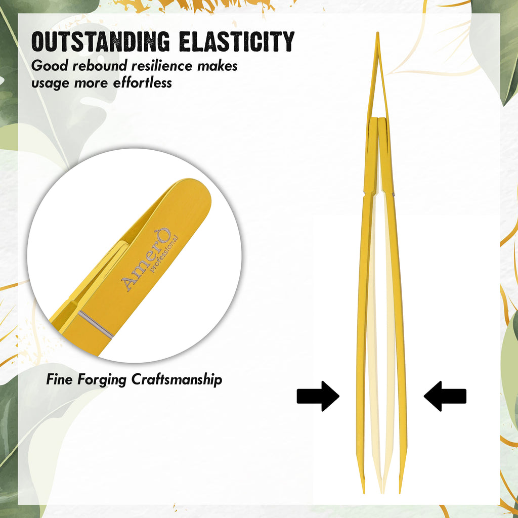 Eyebrow Tweezers – Precision Slant Tip Tweezers for Eyebrow Shaping & Hair Removal