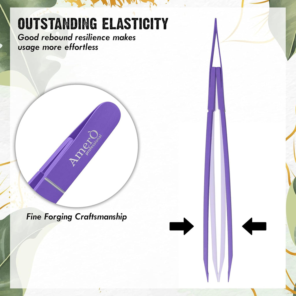 Precision Stainless Steel Eyebrow Tweezers