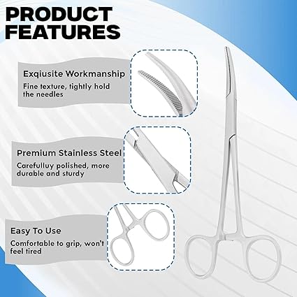 AmerÒ Complete Suture Practice Kit – Durable Suturing Pad with Pre-Cut Wounds, Tools & Suture Threads – Perfect for Students, Trainees & Skill Practice