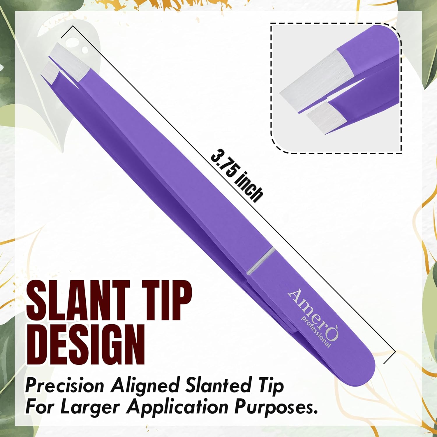Precision Stainless Steel Eyebrow Tweezers