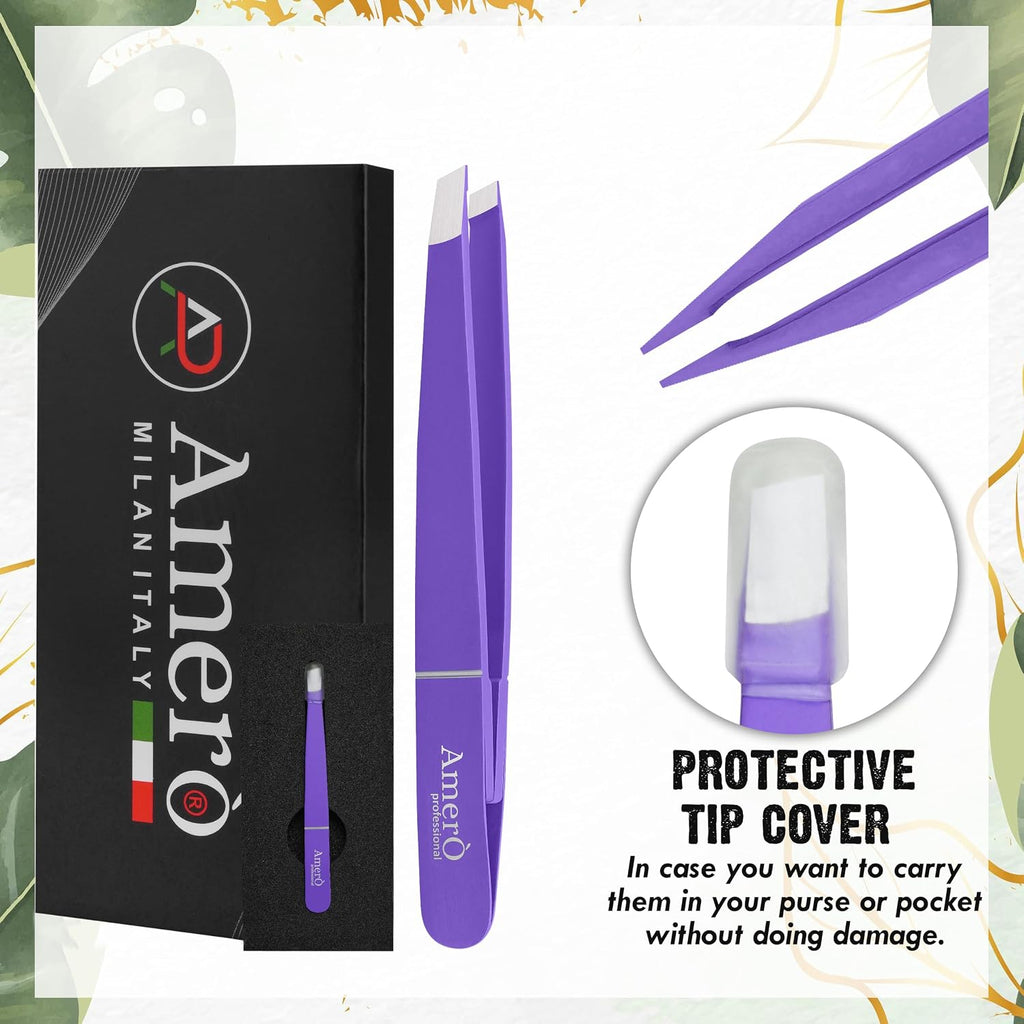 Precision Stainless Steel Eyebrow Tweezers
