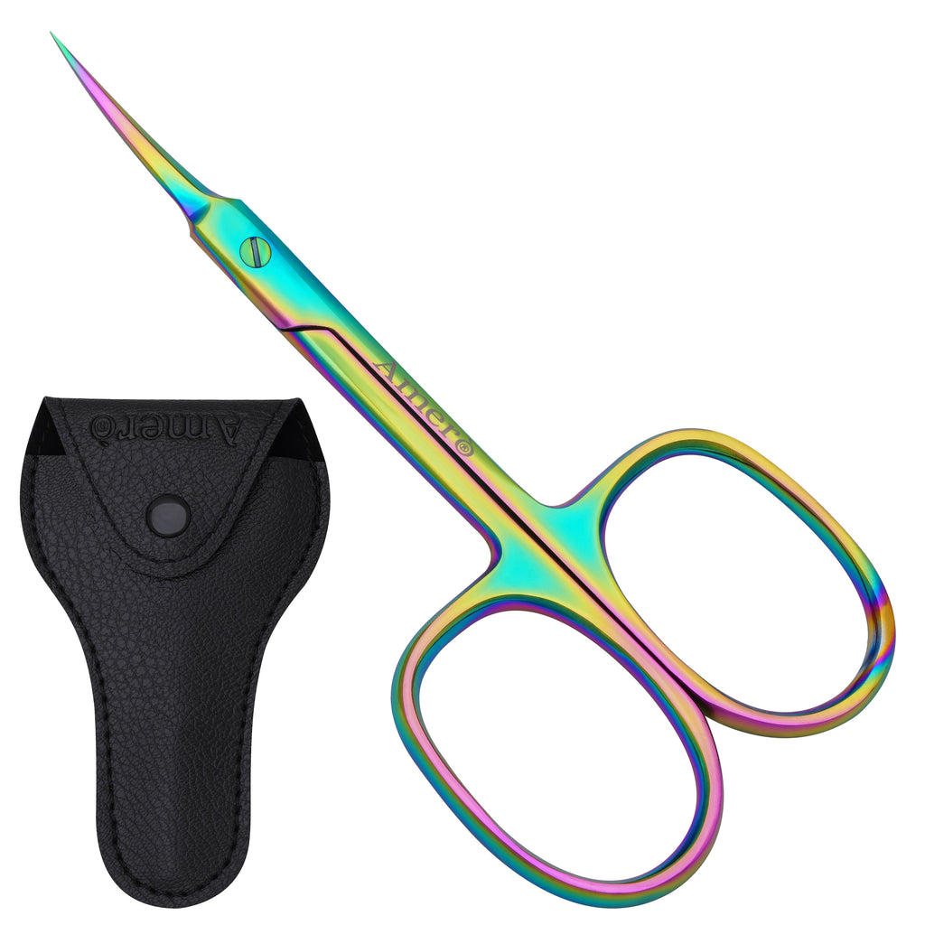 Stainless Steel Cuticle Scissors – Precision Nail Scissors for Manicure & Pedicure, Professional Grooming Tool for Cuticle Care