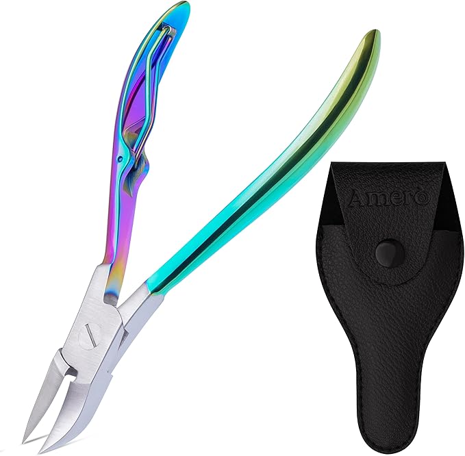 Premium 440C Stainless Steel Heavy Duty Toenail Clippers – 15 mm Wide Jaw, Ergonomic Anti-Slip Handle, Podiatrist-Grade Cutter for Thick & Ingrown Nails