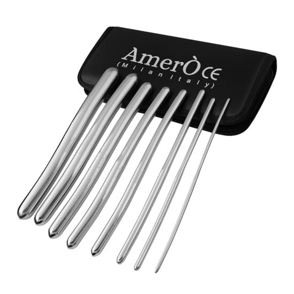 Dilator Set with 8 Hegar Sounds – Stainless Steel Gynecology Instrument Kit, Medical Grade for Training & Educational Use