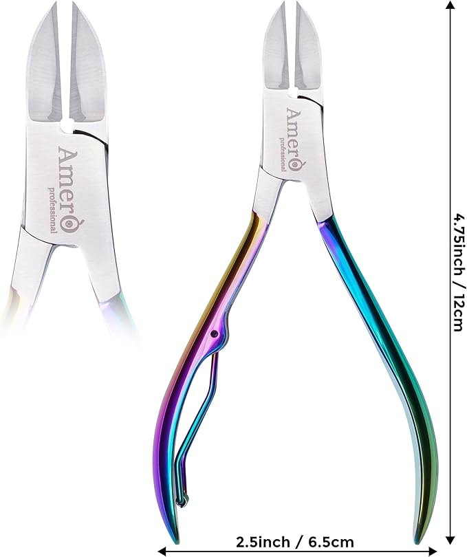 Premium 440C Stainless Steel Heavy Duty Toenail Clippers – 15 mm Wide Jaw, Ergonomic Anti-Slip Handle, Podiatrist-Grade Cutter for Thick & Ingrown Nails