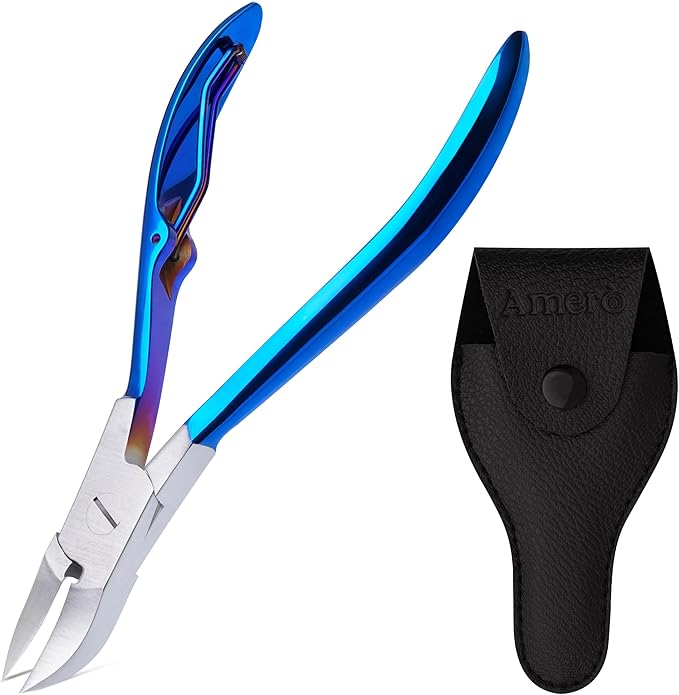 Premium 440C Stainless Steel Heavy Duty Toenail Clippers – 15 mm Wide Jaw, Ergonomic Anti-Slip Handle, Podiatrist-Grade Cutter for Thick & Ingrown Nails
