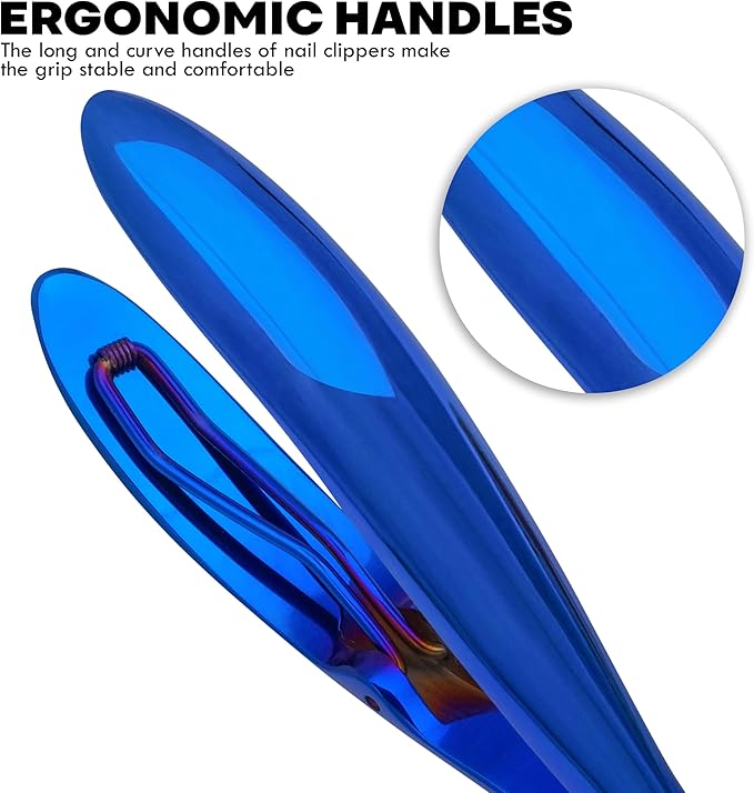 Premium 440C Stainless Steel Heavy Duty Toenail Clippers – 15 mm Wide Jaw, Ergonomic Anti-Slip Handle, Podiatrist-Grade Cutter for Thick & Ingrown Nails