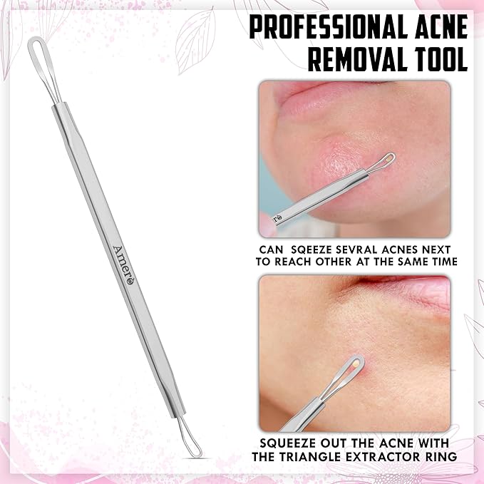 Professional 7-Piece Manicure Kit for Women & Men – Stainless Steel Nail Scissors, Tweezer, Cuticle Trimmer, Pusher, Nail File & Carry Case for Grooming