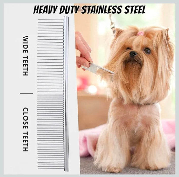 Premium 7-Piece Pet Grooming & Stripping Knife Kit with Comb | Professional Undercoat & Deshedding Tools for Dogs & Cats – Stainless Steel Blades & Wooden Handles (Green)