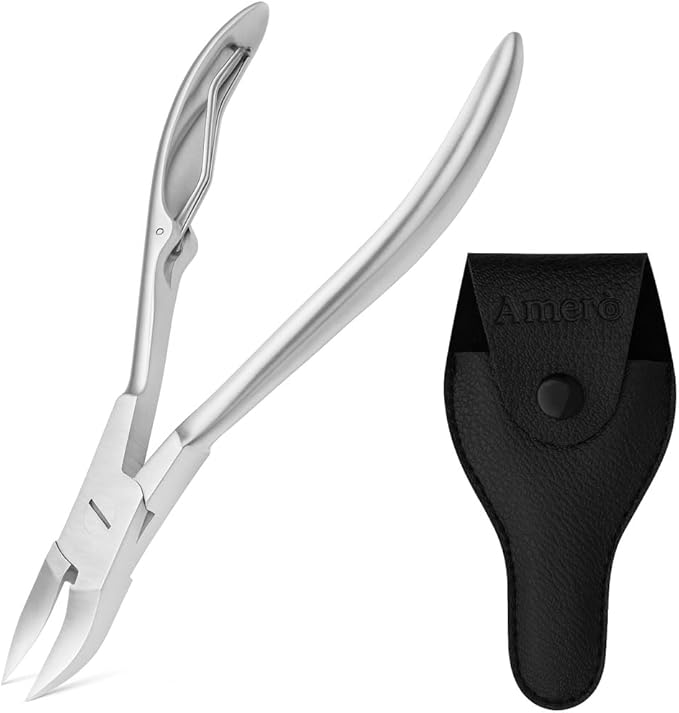 Premium 440C Stainless Steel Heavy Duty Toenail Clippers – 15 mm Wide Jaw, Ergonomic Anti-Slip Handle, Podiatrist-Grade Cutter for Thick & Ingrown Nails