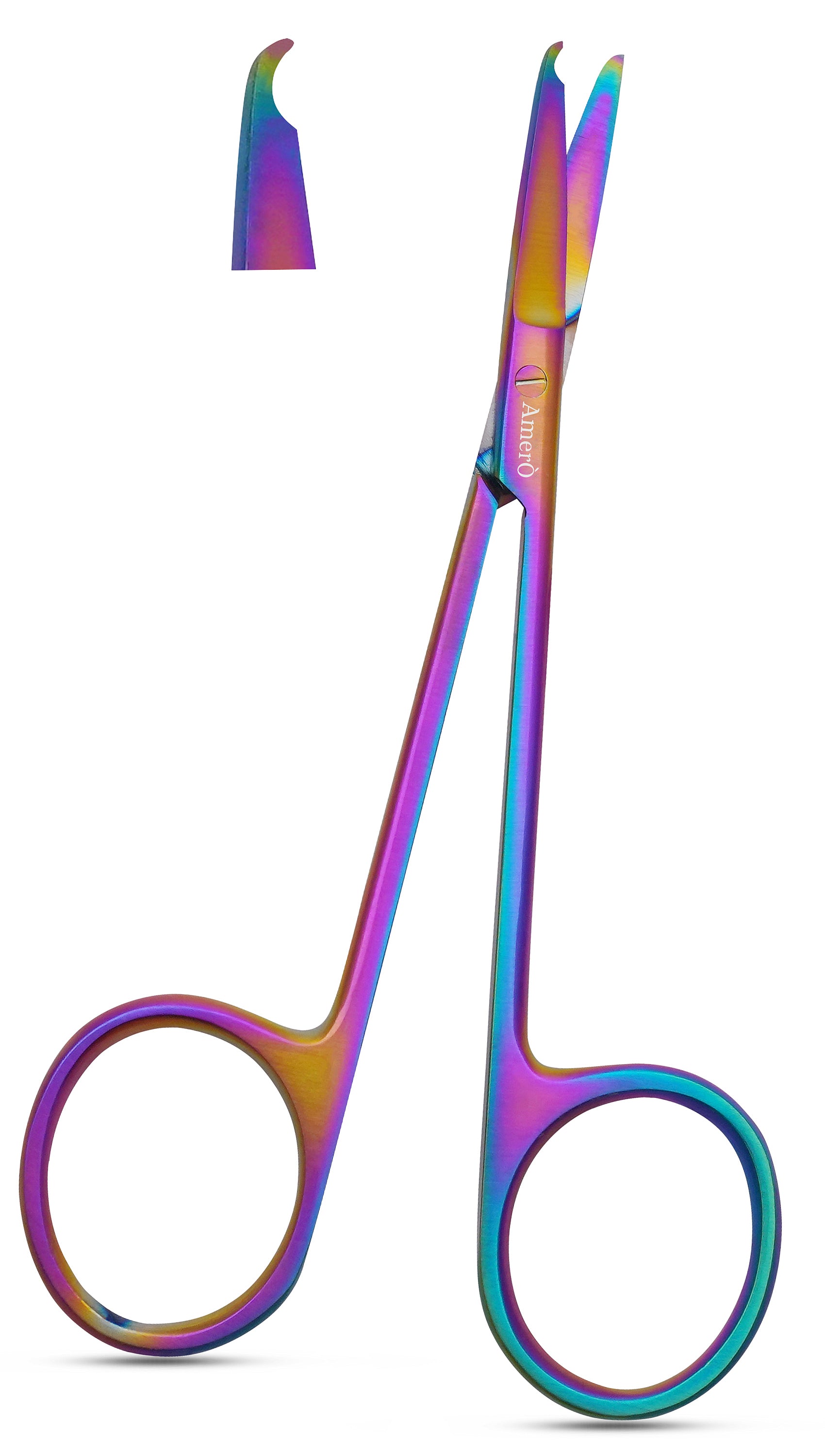 Stainless Steel Stitch Scissors with Hook – Precision Suture Removal Scissors for Medical, EMS & First Aid